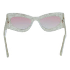 GCDS Silver Acetate Sunglasses