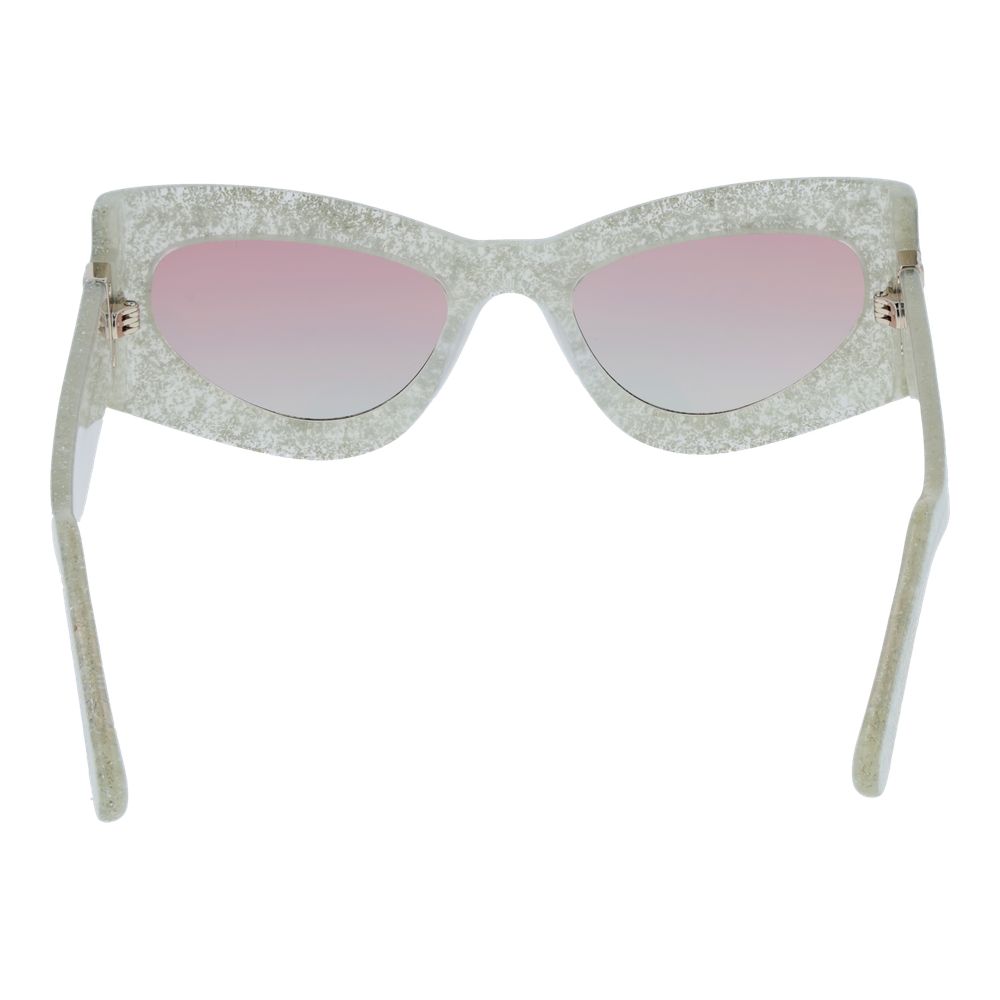 GCDS Silver Acetate Sunglasses