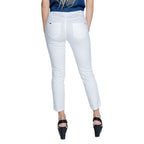 Street One White Cotton Casual Pants
