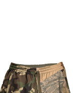 Dolce & Gabbana Multicolor Camouflage Jogger Sweatpants Pants