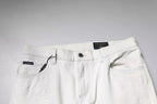 Dolce & Gabbana White Cotton Skinny Denim Jeans