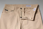 Dolce & Gabbana Beige Cotton Stretch Regular Men Denim Jeans