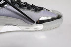 Dolce & Gabbana Silver Black Nylon NS1 Low Top Sneakers Shoes