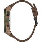 Guess Brown Synthetic Dress Watch