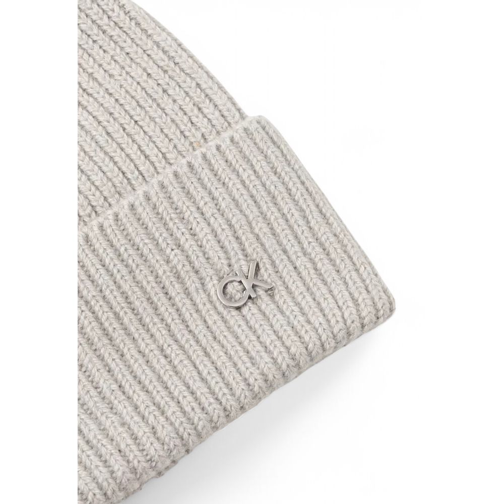 Calvin Klein Gray Wool Cap (Baseball Hat)