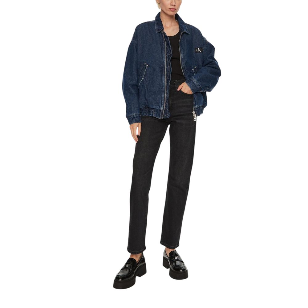 Calvin Klein Jeans Black Cotton Mom Jeans