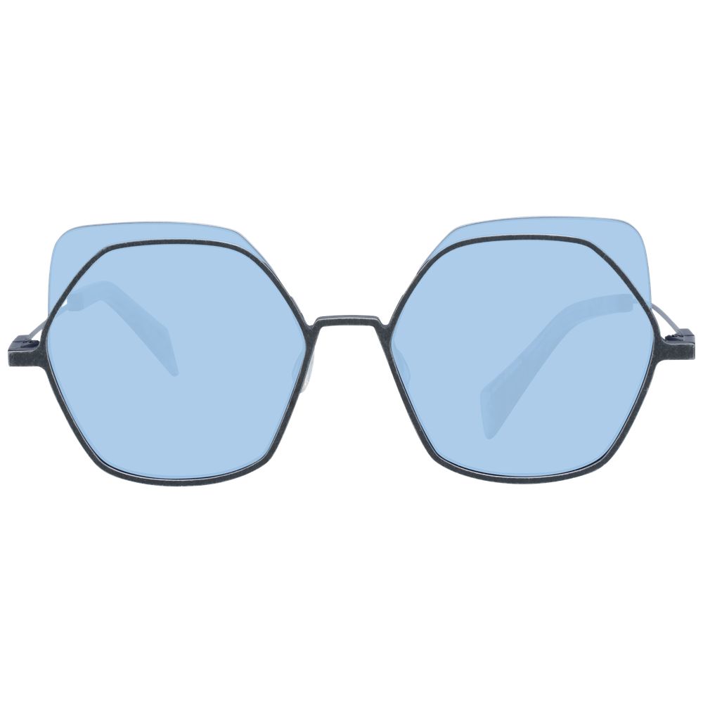 Yohji Yamamoto Gray Metal & Plastic Sunglasses