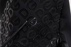 Dolce & Gabbana Black Neoprene Nylon DG Logo School Backpack Bag