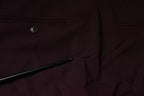 Aniye By Maroon Mid Waist Tapered Skinny Dress Pants
