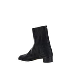 Maison Margiela Black Camel Leather Bactrianus Ankle Boots