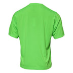 Dolce & Gabbana Green Logo Polyester Crew Neck T-shirt