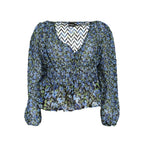 Desigual Blue Polyester Shirt