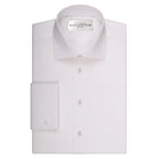 Ballantyne White Cotton Dress Shirt