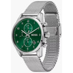 Hugo Boss Silver Stainless Steel Dress Watch