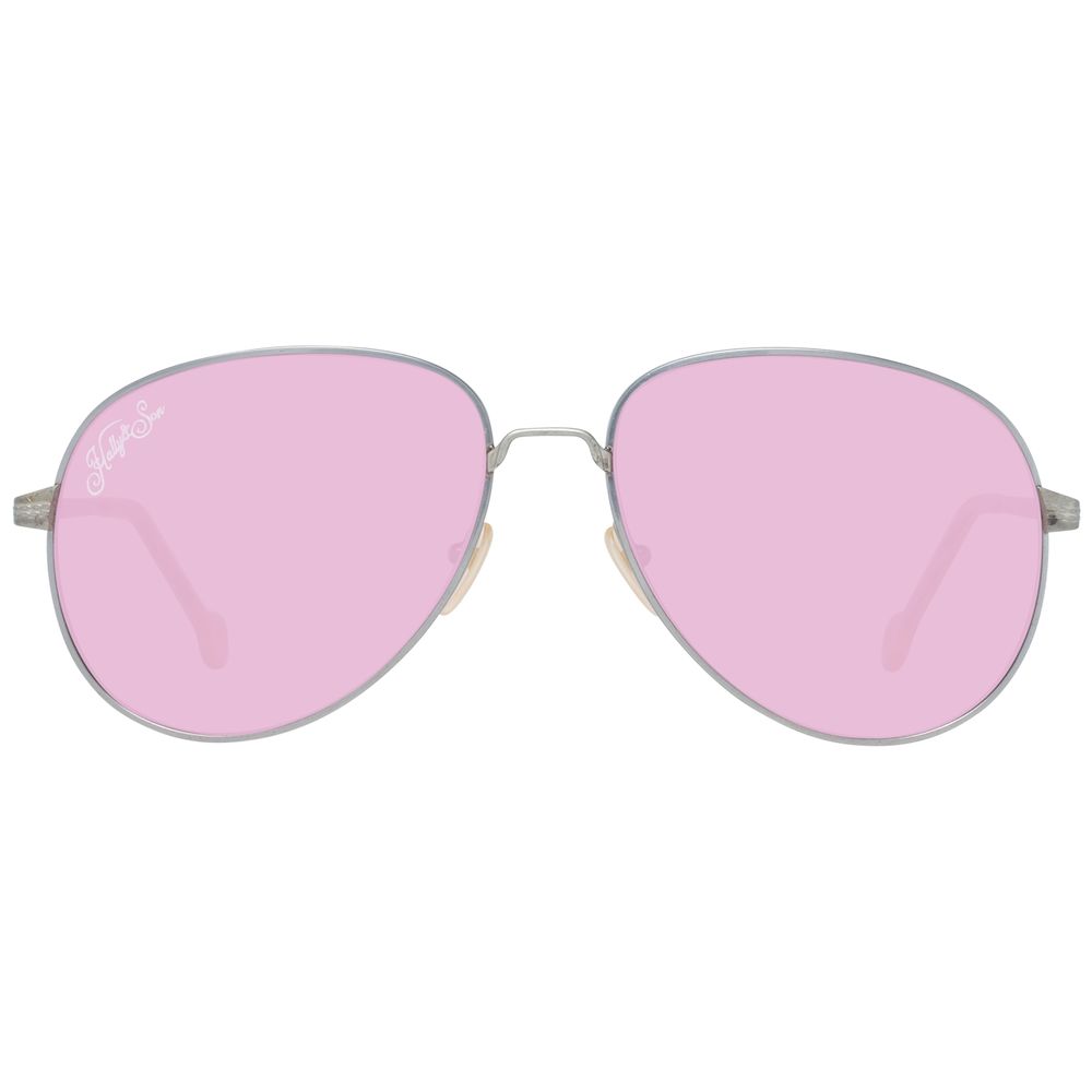 Hally&Son Gold Metal Sunglasses
