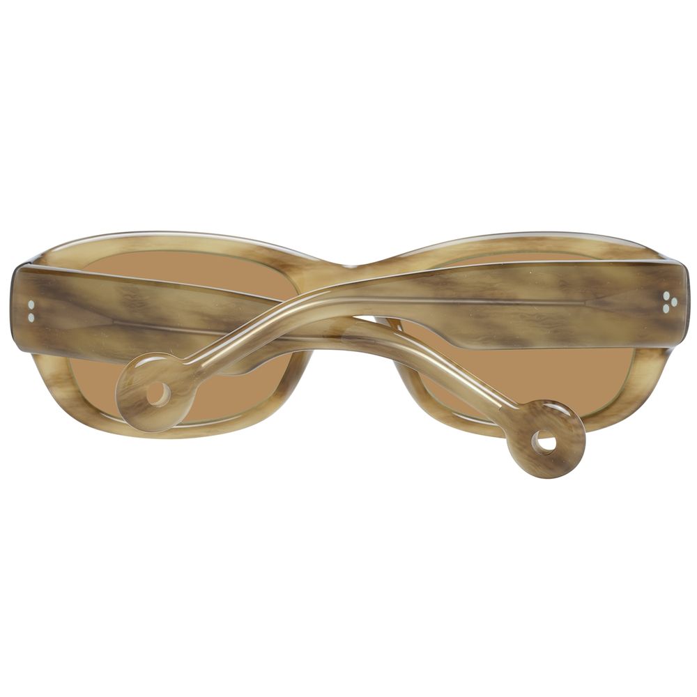 Hally&Son Brown Plastic Sunglasses