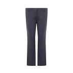 Lardini Blue Linen Casual Pants