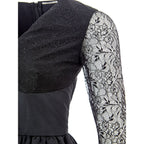 Lardini Black Polyester Cocktail Dress