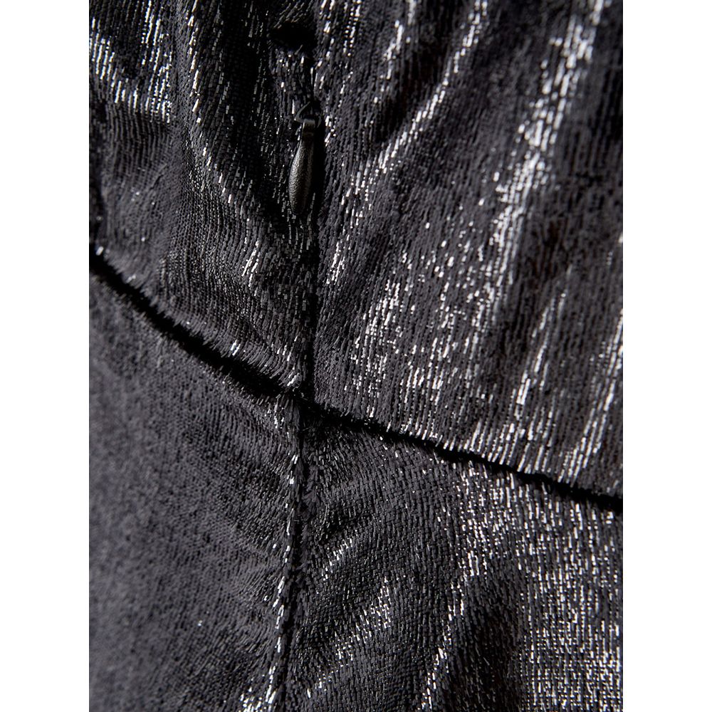 Lardini Black Polyester Cocktail Dress