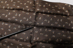 Dolce & Gabbana Brown Fantasy Silk Neck Wrap Shawl Scarf