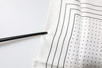 Dolce & Gabbana White Polka Dots Square Handkerchief Scarf