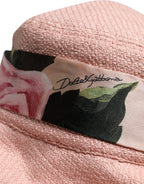 Dolce & Gabbana Pink Cotton Wide Brim Bucket Hat