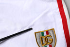 Dolce & Gabbana White Stripes Beachwear Shorts 2Pc Swimwear