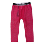 Dolce & Gabbana Fuchsia DG Logo Nylon Cropped Tights Underwear