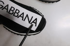 Dolce & Gabbana Black White Slip On Sorrento Sneakers Shoes
