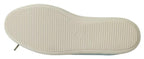 Pantofola D'Oro Minnesota Blue Stripe Flat Slip-On Shoes