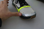 Jil Sander Fog Gray Neon Green Black Lace-Up Strap Shoes
