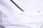 Dolce & Gabbana White Cotton Peacock Feather GOLD Formal Shirt