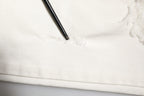 Dolce & Gabbana White Tattered Graffiti Skinny Denim Jeans