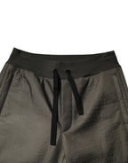 Dolce & Gabbana Brown Lambskin Leather Men Sweatpants Pants