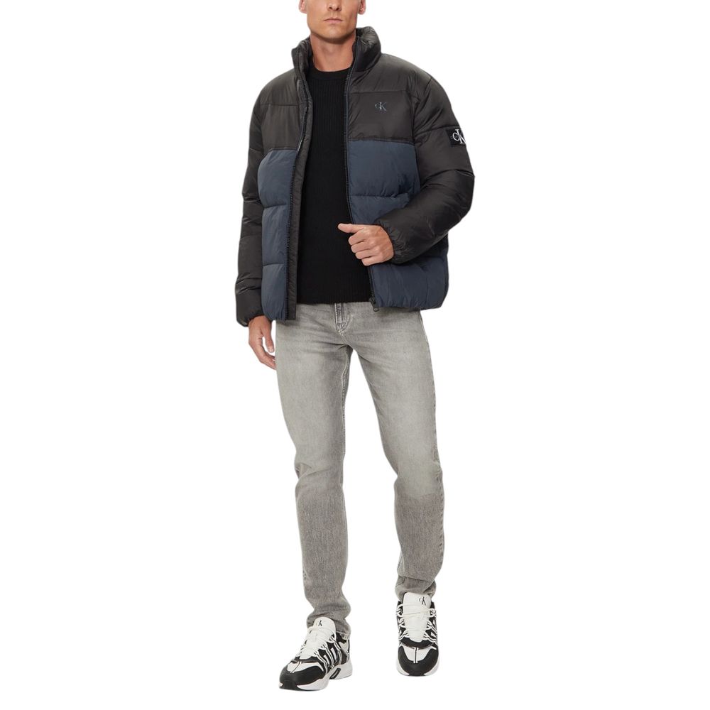 Calvin Klein Jeans Blue Recycled Polyamide Coat