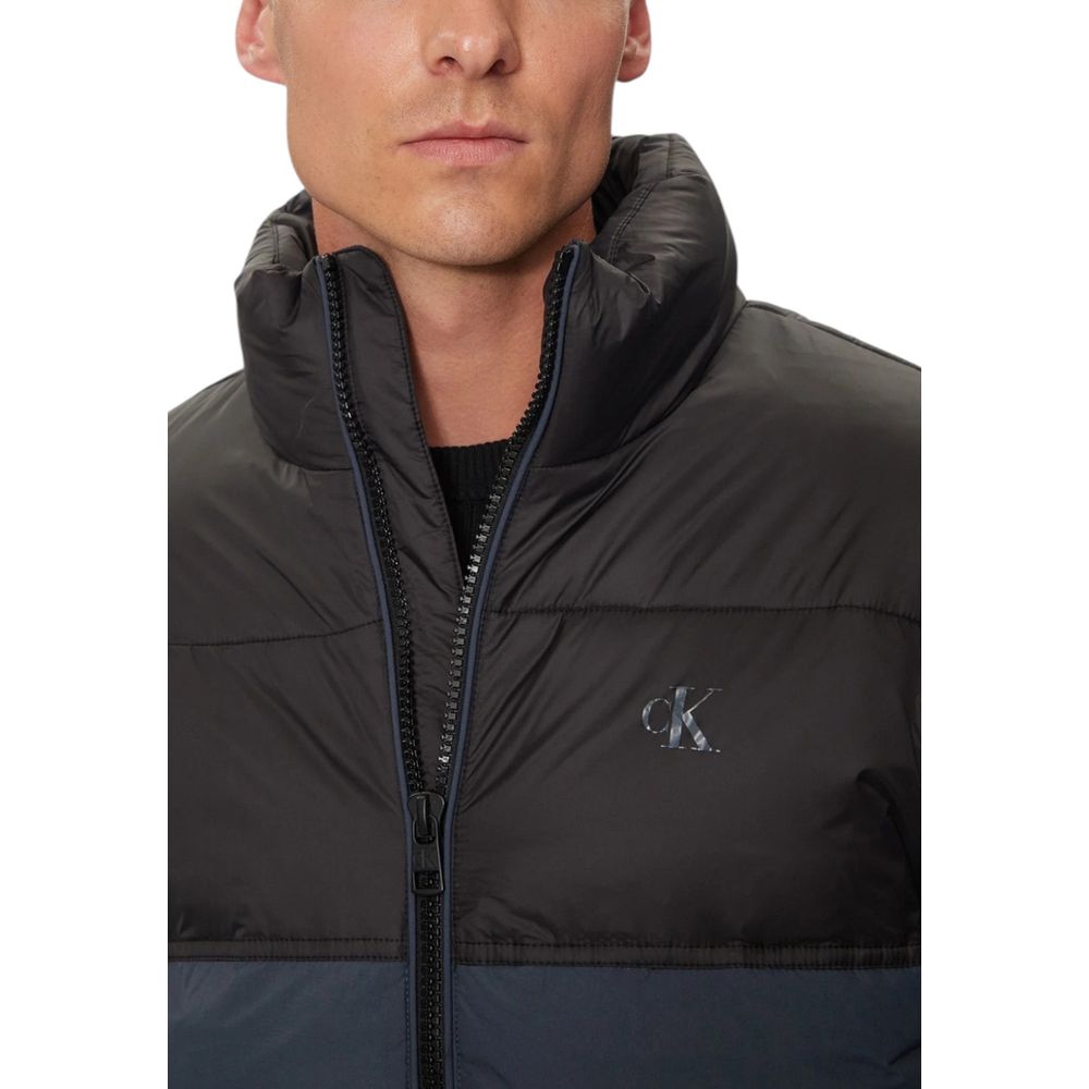 Calvin Klein Jeans Blue Recycled Polyamide Coat