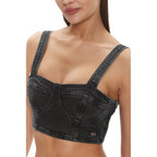 Tommy Hilfiger Jeans Black Recycled Cotton Top