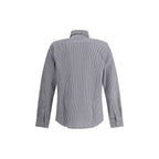 Deperlu Blue Cotton Pattern Shirt