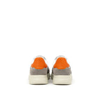 Axel Arigato Bicolor Fabric And Leather Athletic Sneakers