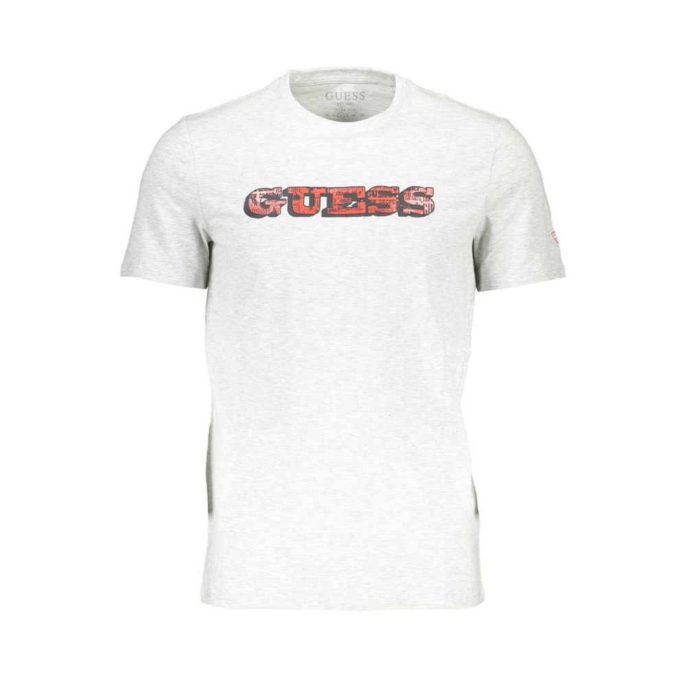 Guess Jeans Grigio Cotton Men T-Shirt
