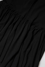 Dolce & Gabbana Black Mermaid Cut High Waist Midi Skirt
