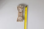 Dolce & Gabbana Gold Tone Brass Bow Crystal FauxPearl Embellished Brooch