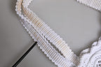 Dolce & Gabbana White Cordonetto Lace Beatrice Tote Shopping Bag