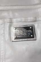 Dolce & Gabbana Gray Cotton Stretch Men Slim Fit Denim Jeans