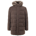 Herno Brown Cotton Bomber