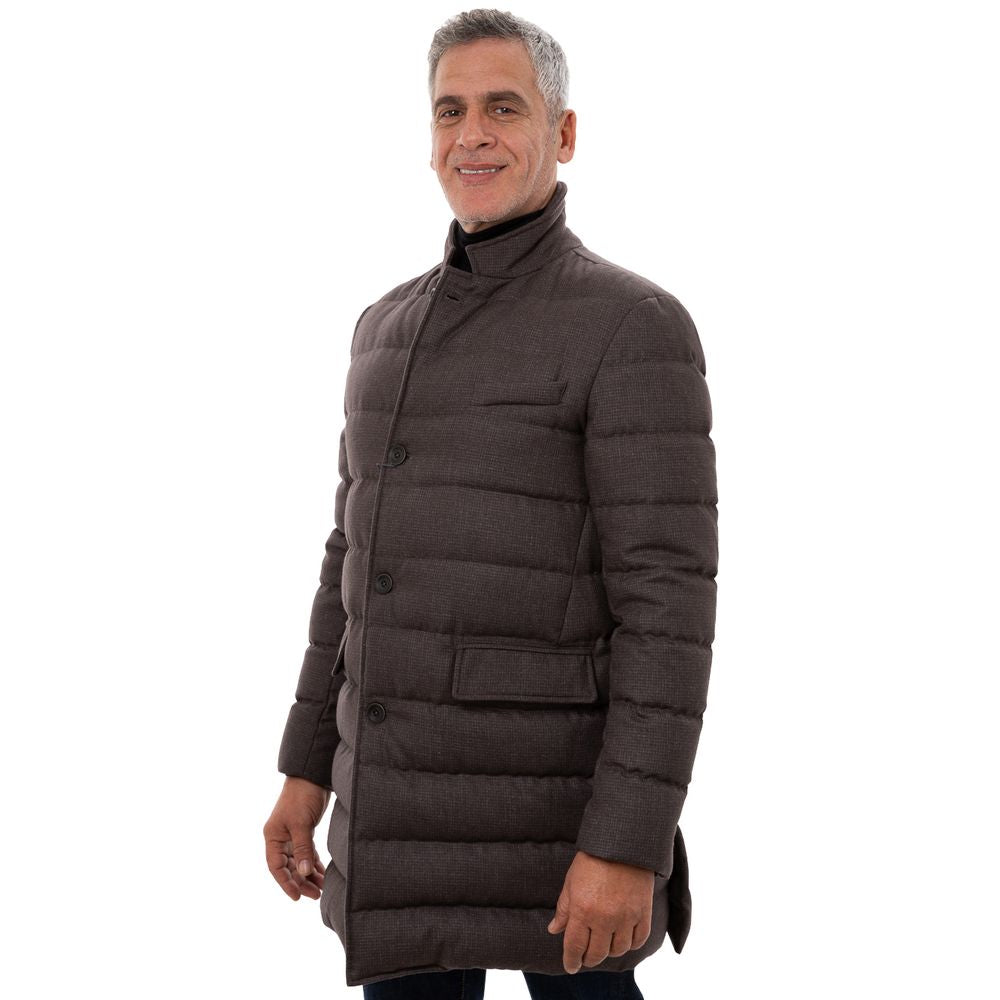 Herno Brown Wool Jackets & Coat