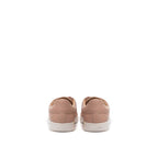 Bally Pink Fabric And Leather Low Top Sneakers