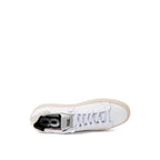P448 White Leather Low Top Sneakers