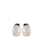 P448 White Leather Low Top Sneakers