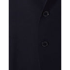 Lardini Blue Cotton Blazer